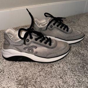 Chanel Mesh/Lyrca Trainer Sneakers